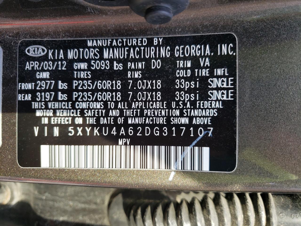 2013 Kia Sorento - Image 13