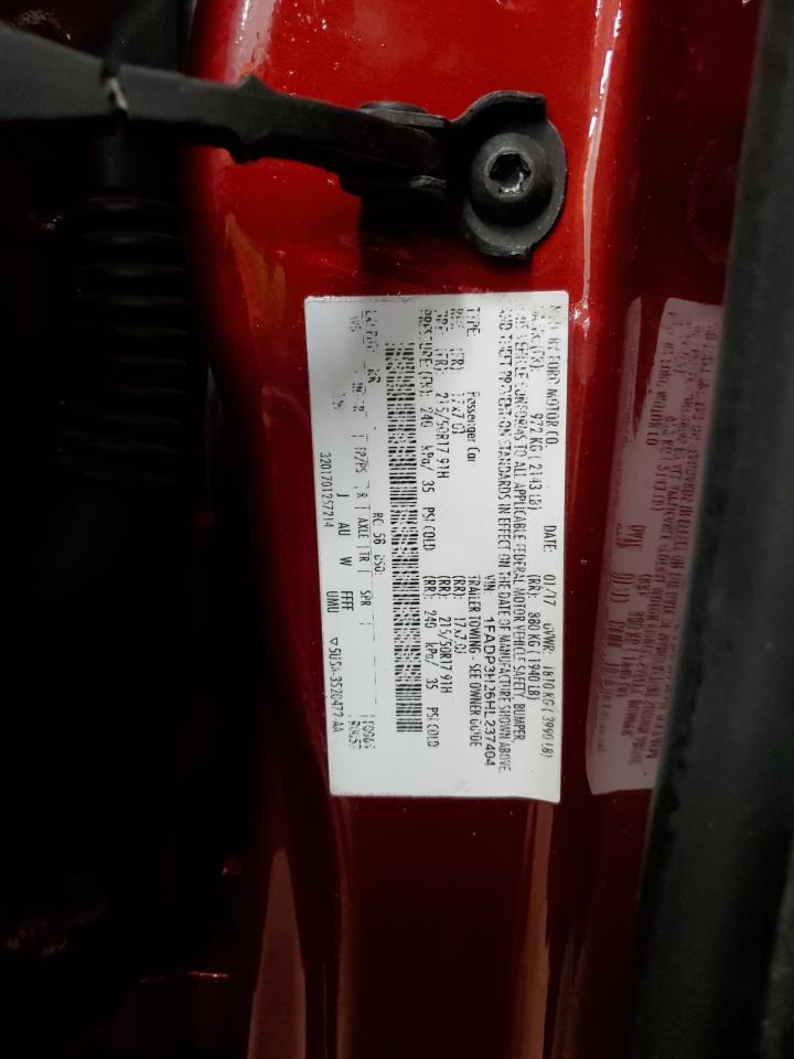 1FADP3H26HL237404 FORD FOCUS 2017