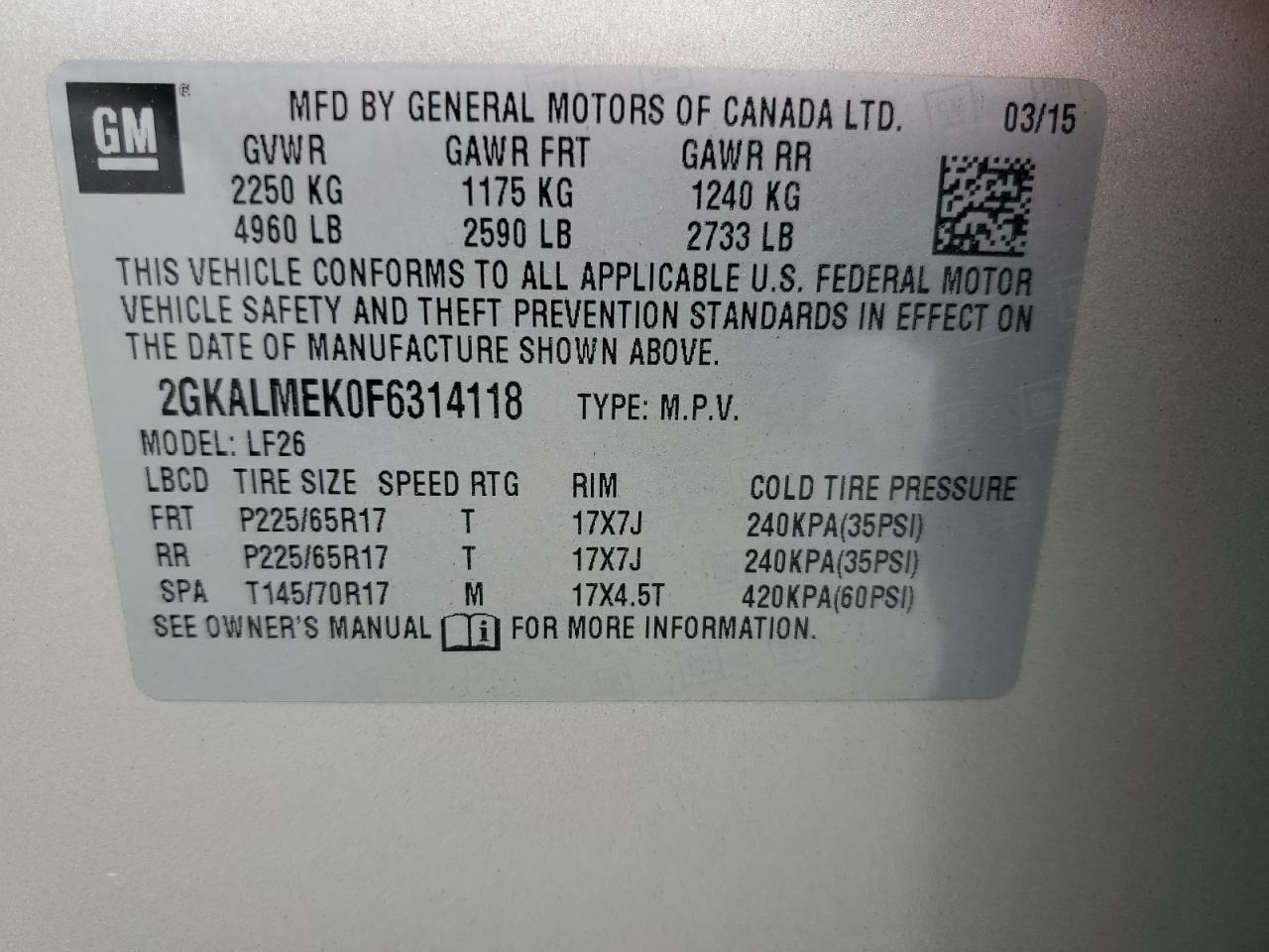 2015 GMC Terrain - Image 14