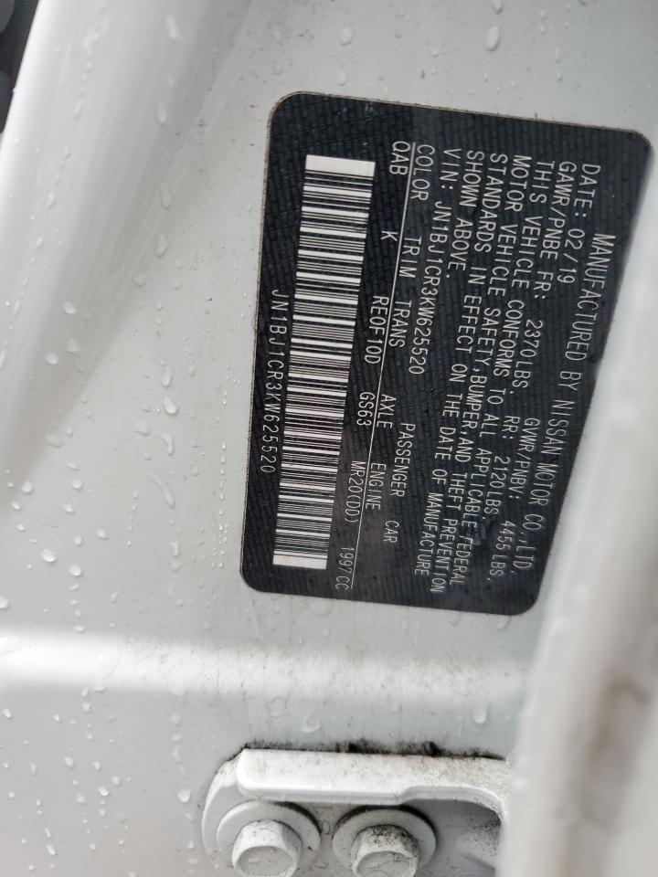 JN1BJ1CR3KW625520 NISSAN ROGUE 2019