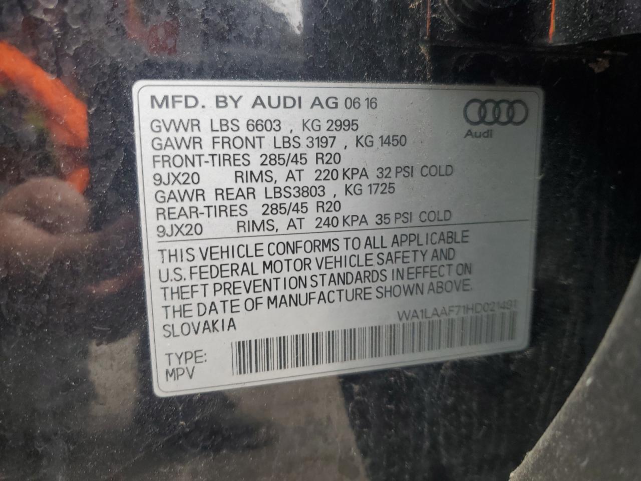 2017 Audi Q7 - Image 13
