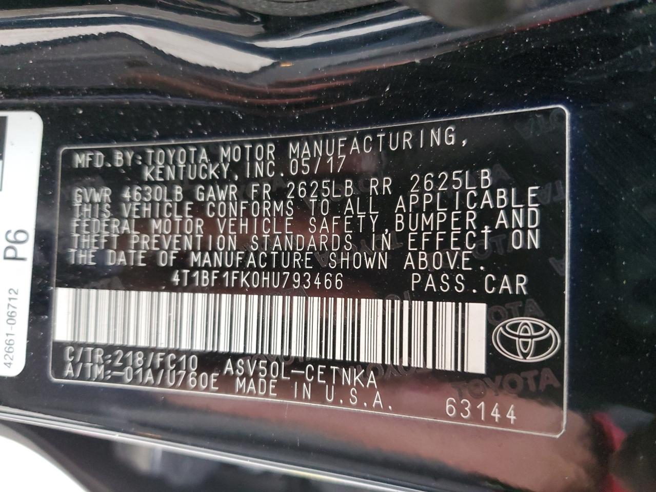 2017 Toyota Camry - Image 12