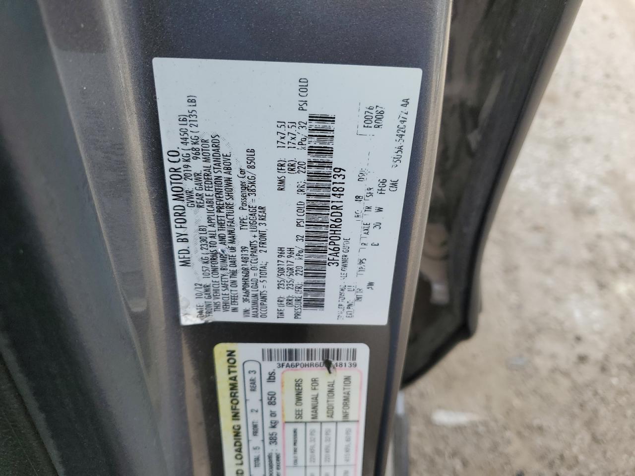 2013 Ford Fusion - Image 12