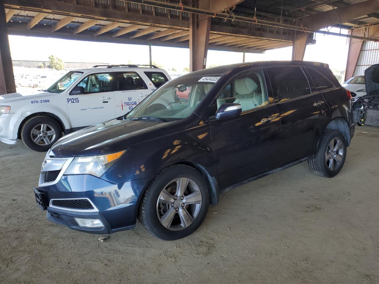 2012 Acura Mdx Technology იყიდება American Canyon-ში, CA - Undercarriage