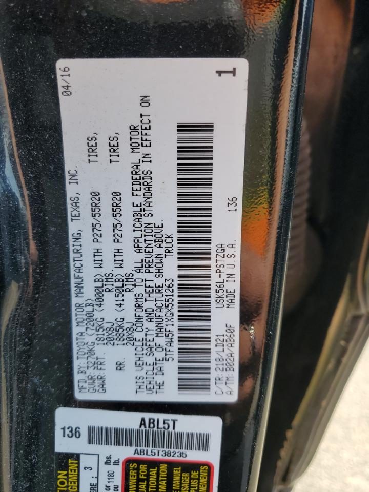 5TFAW5F1XGX551263 TOYOTA TUNDRA 2016