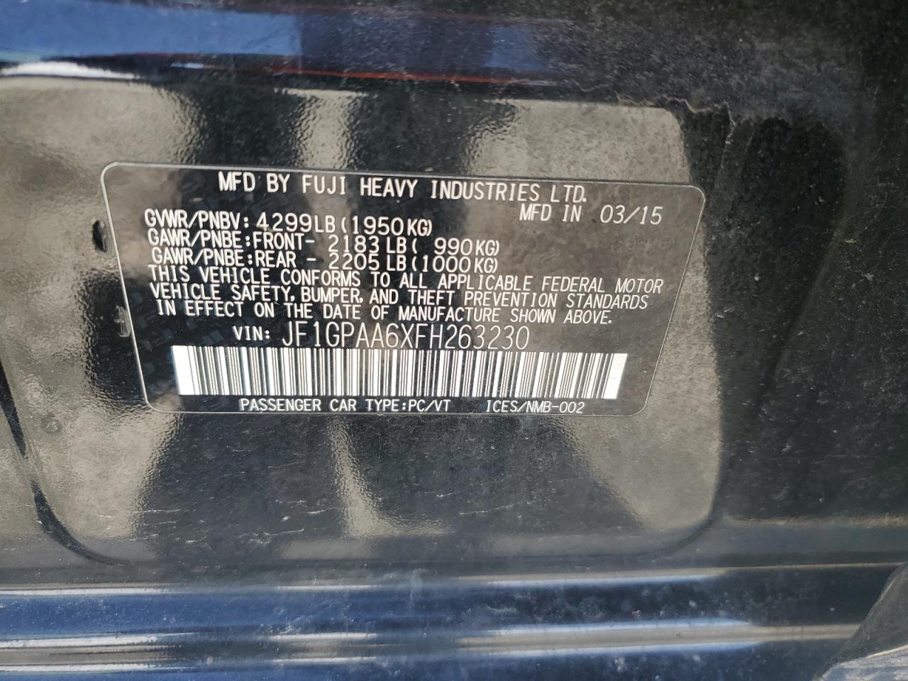 2015 Subaru Impreza - Image 15