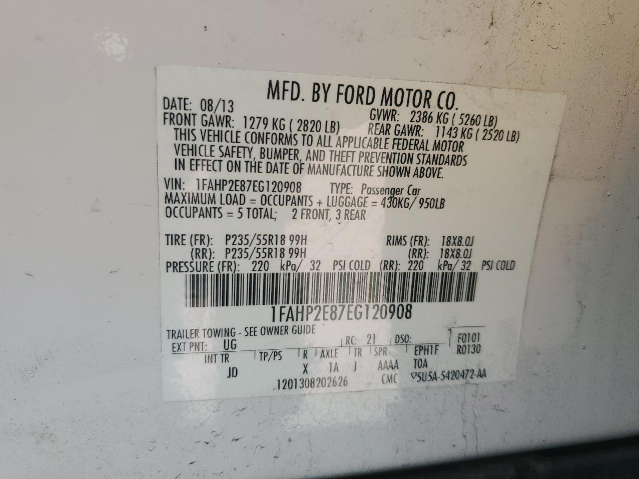 2014 Ford Taurus - Image 12