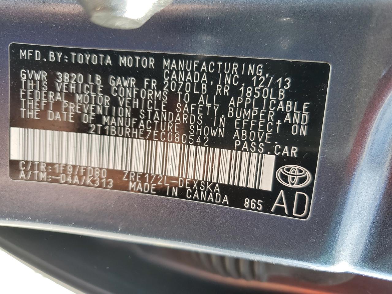 2014 Toyota Corolla - Image 12