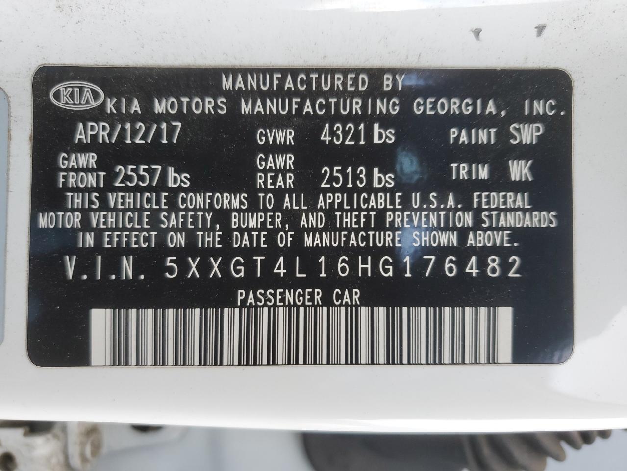 2017 Kia Optima - Image 14