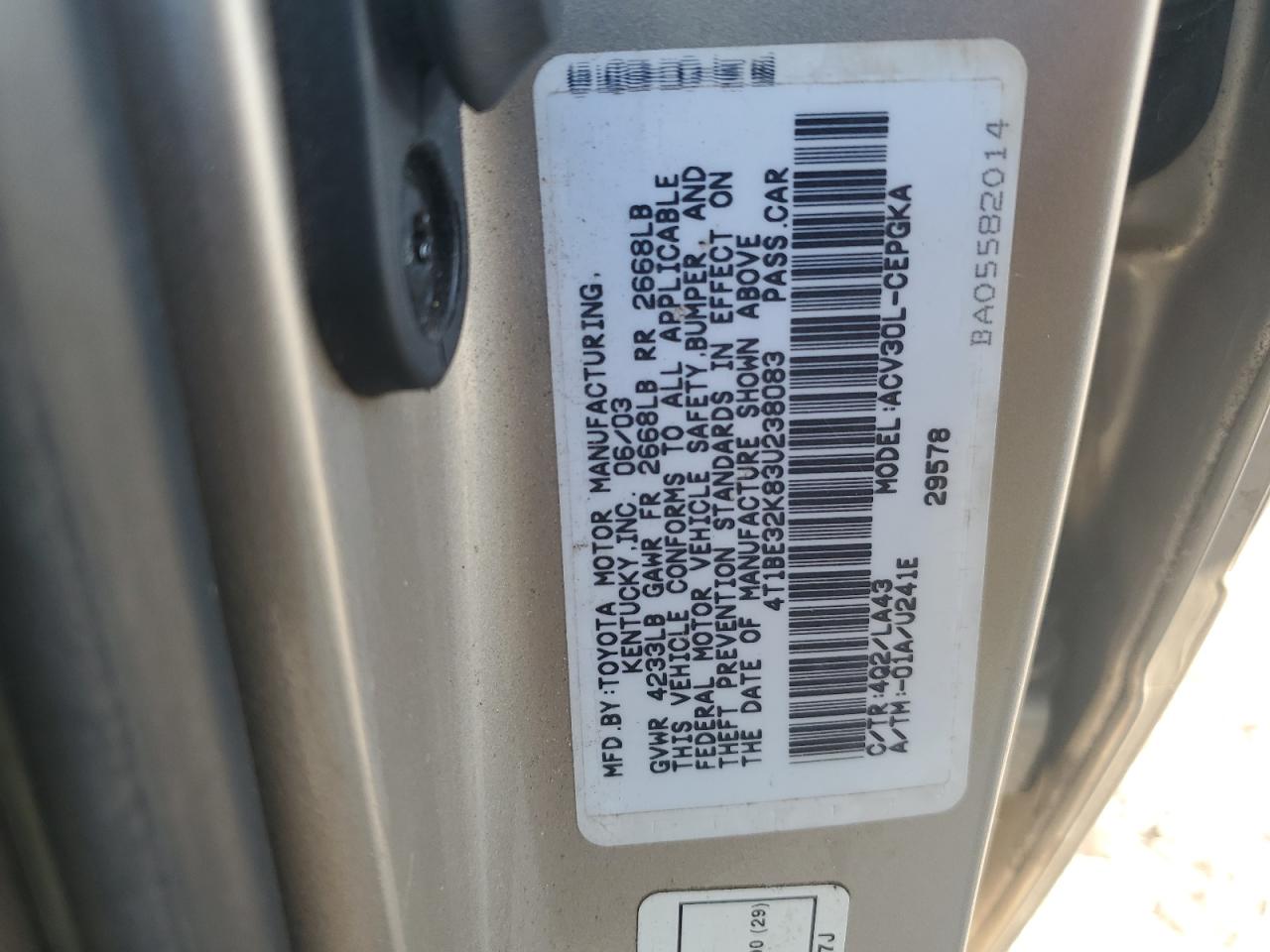 2003 Toyota Camry - Image 12