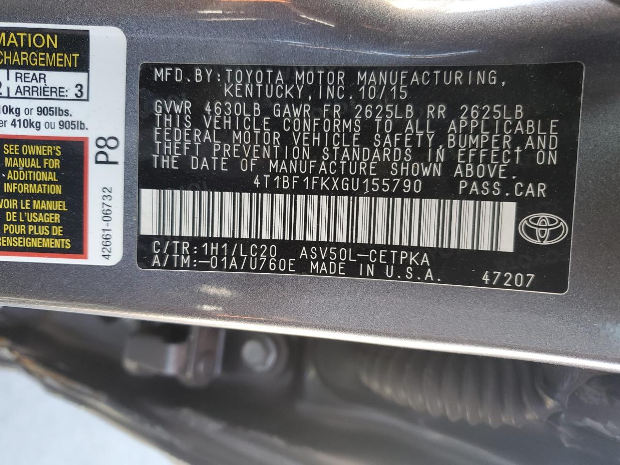 2016 Toyota Camry - Image 13