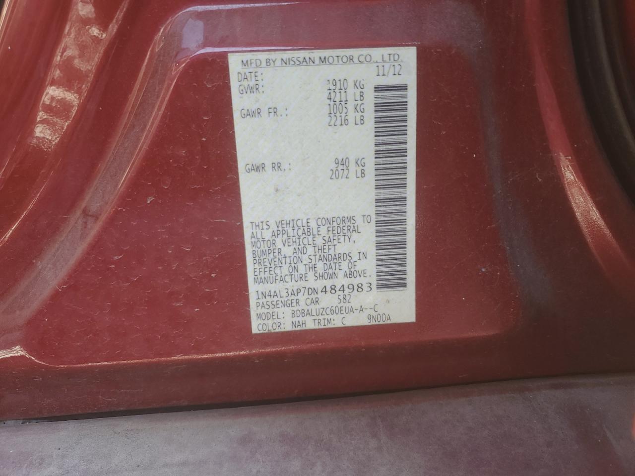 2013 Nissan Altima - Image 12
