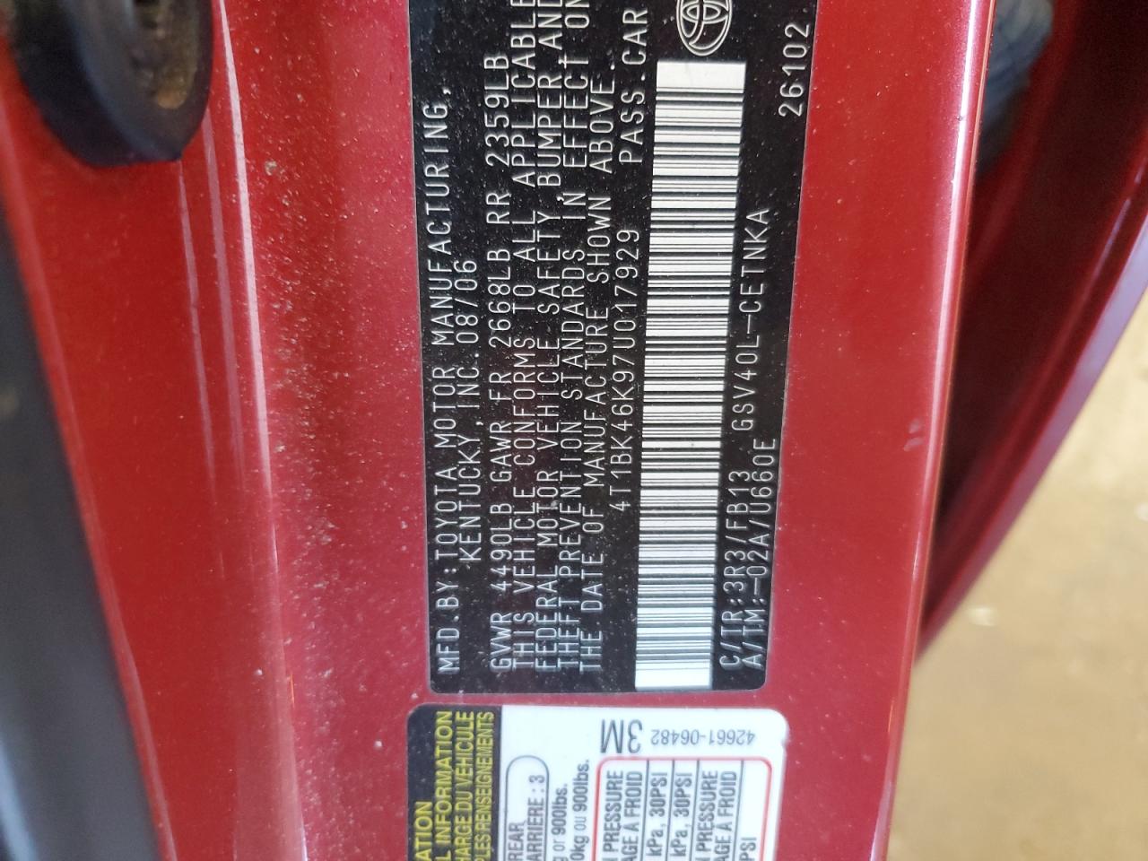 2007 Toyota Camry - Image 12