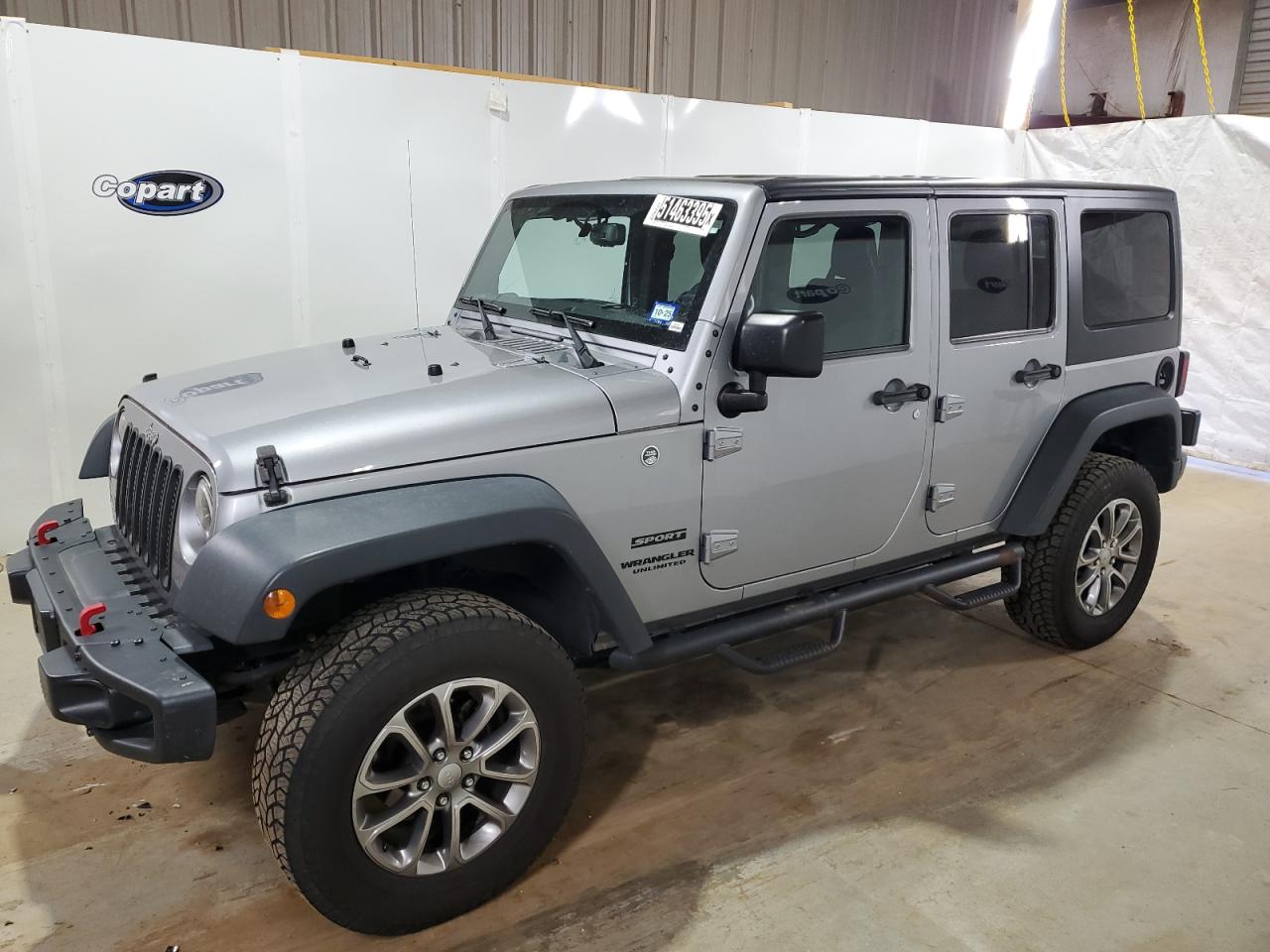 2016 Jeep Wrangler Unlimited Sport იყიდება Longview-ში, TX - Mechanical