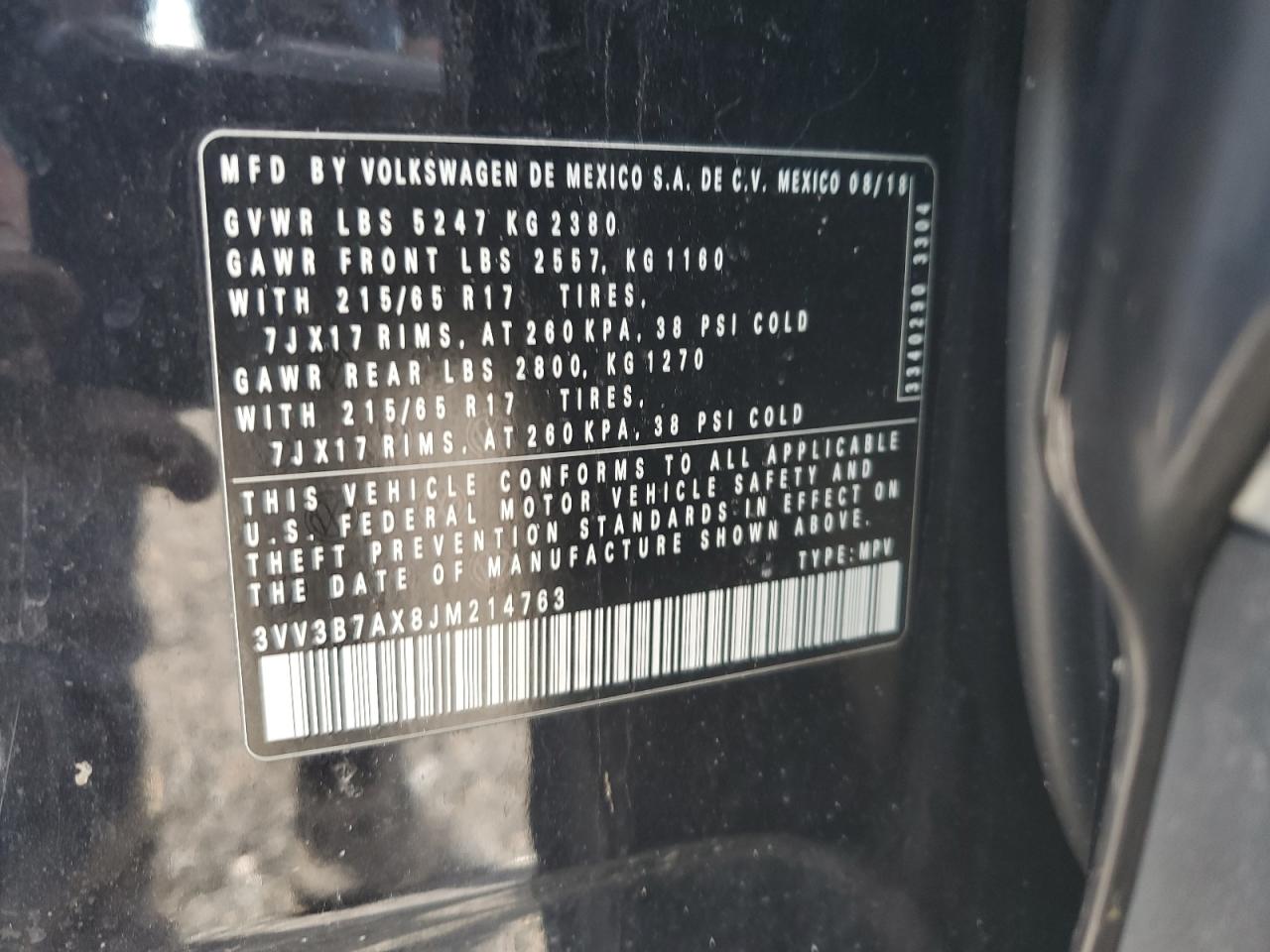 2018 Volkswagen Tiguan - Image 15