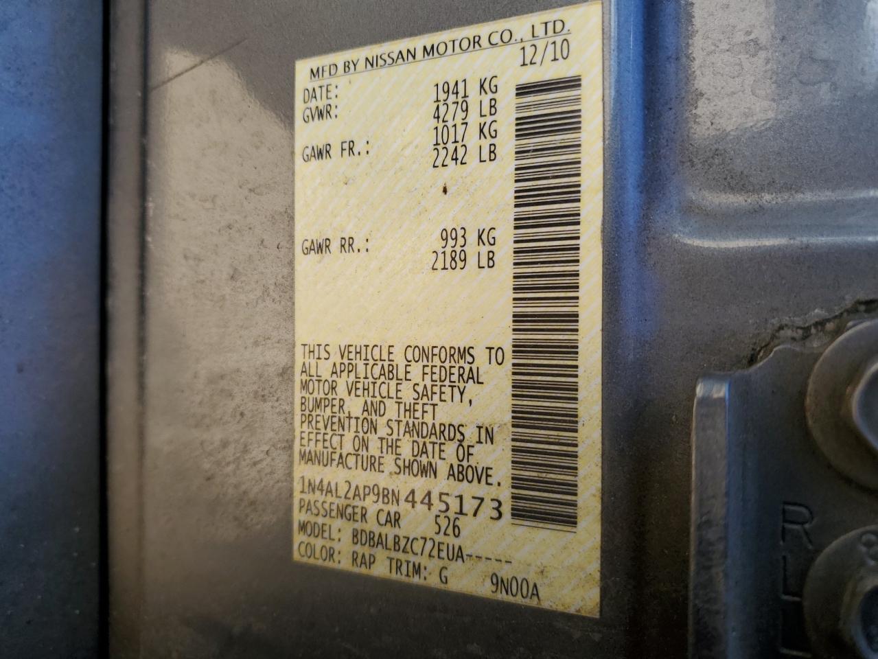 2011 Nissan Altima - Image 12