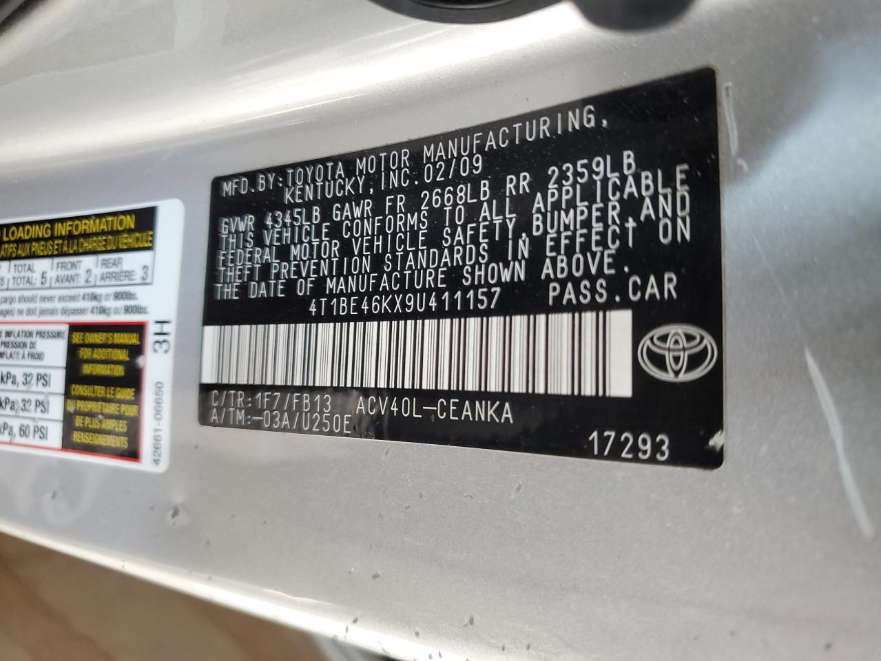 2009 Toyota Camry - Image 13