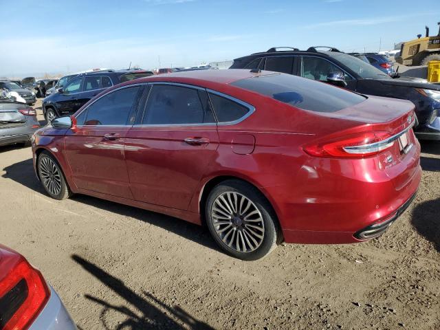 Sedans FORD FUSION 2017 Czerwony