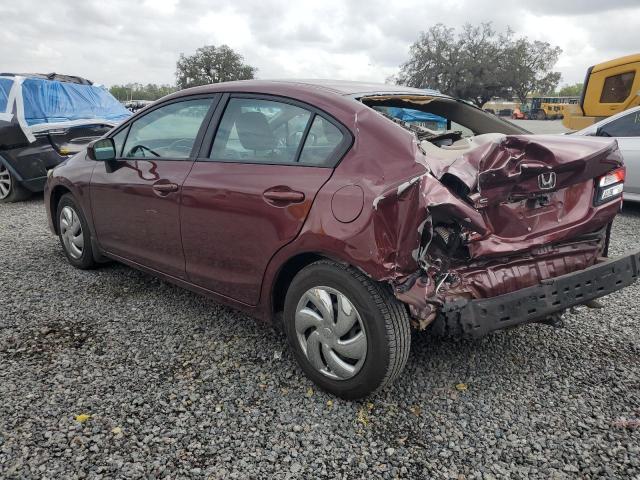 Седаны HONDA CIVIC 2014 Бургунди
