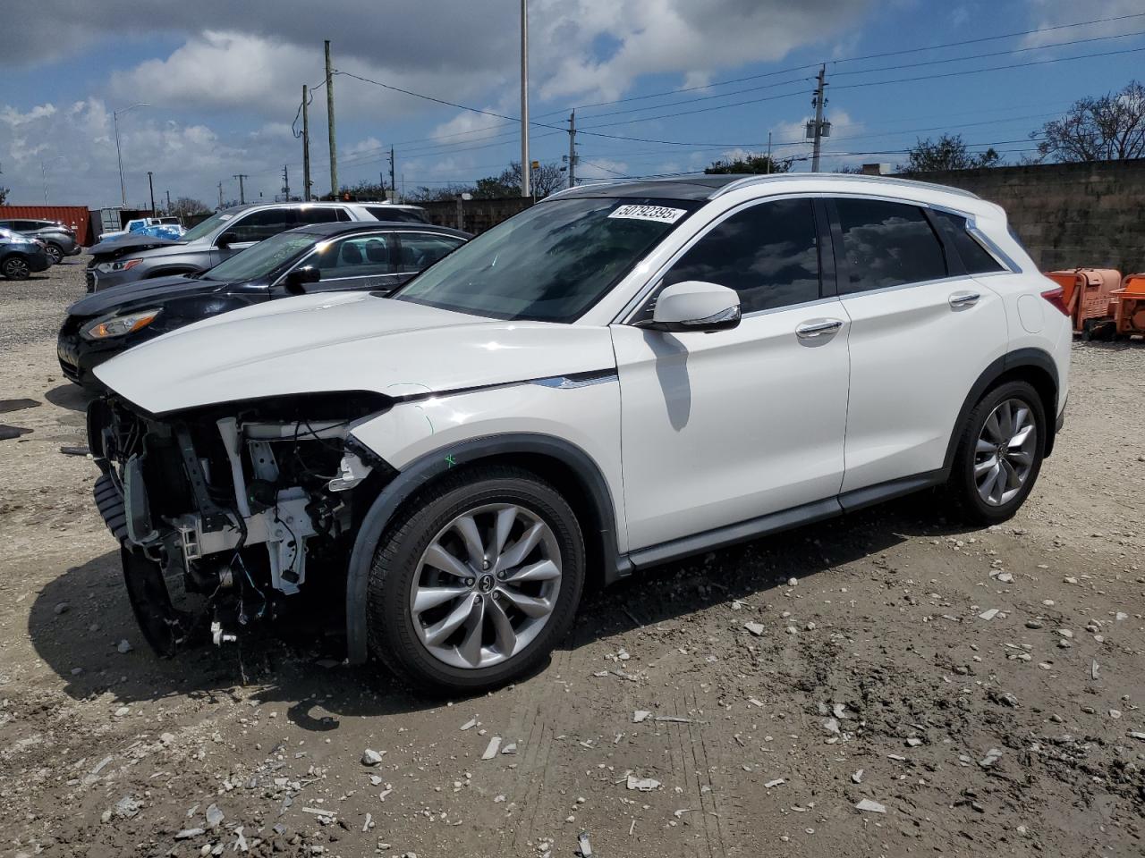 2019 Infiniti Qx50 Essential იყიდება Homestead-ში, FL - Front End