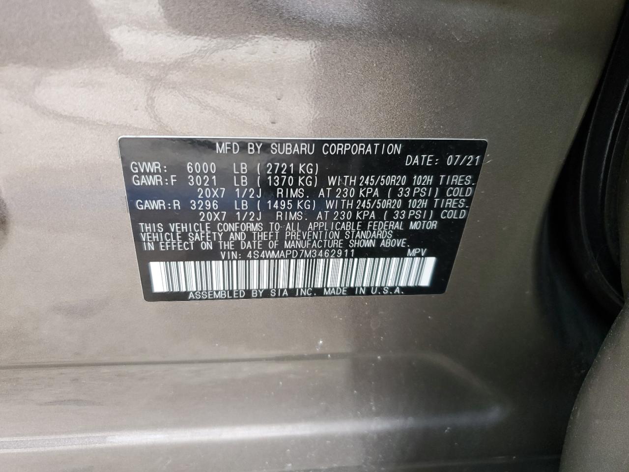 2021 Subaru Ascent - Image 13