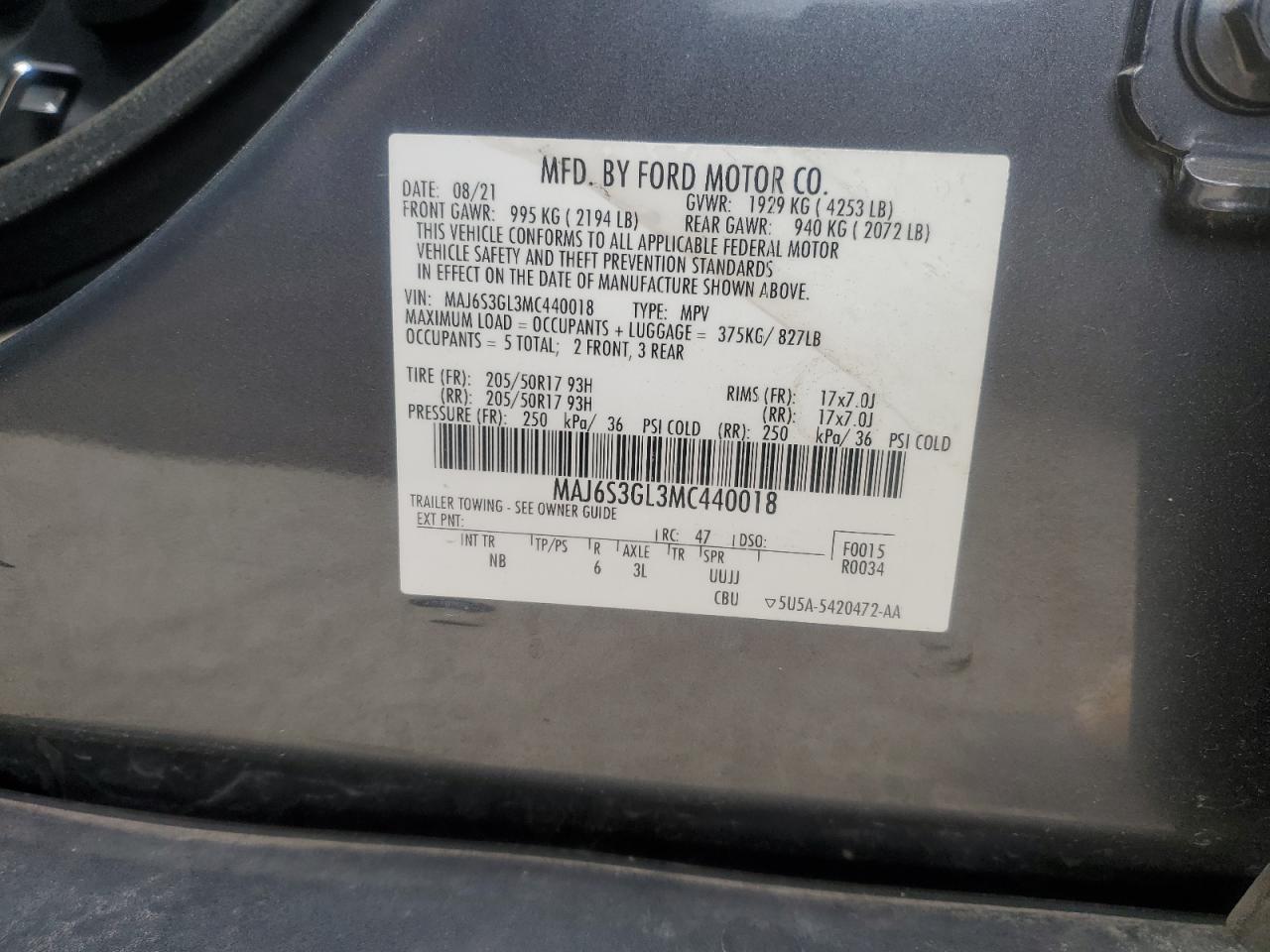 MAJ6S3GL3MC440018 FORD ECOSPORT 2021