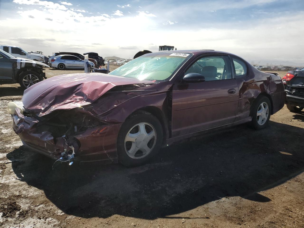 2002 Chevrolet Monte Carlo Ss en Venta en Brighton, CO - Hail