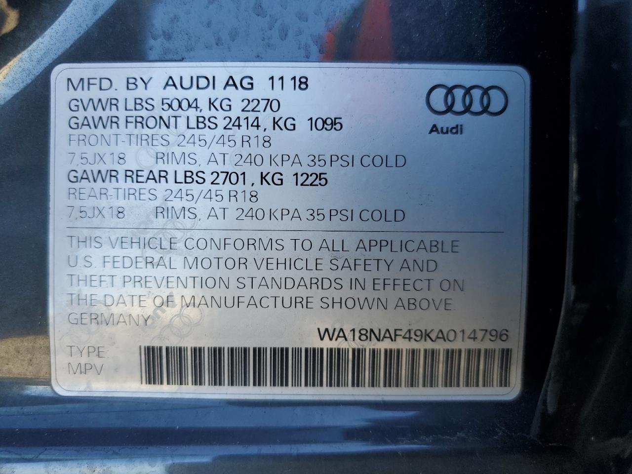 2019 Audi A4 - Image 15