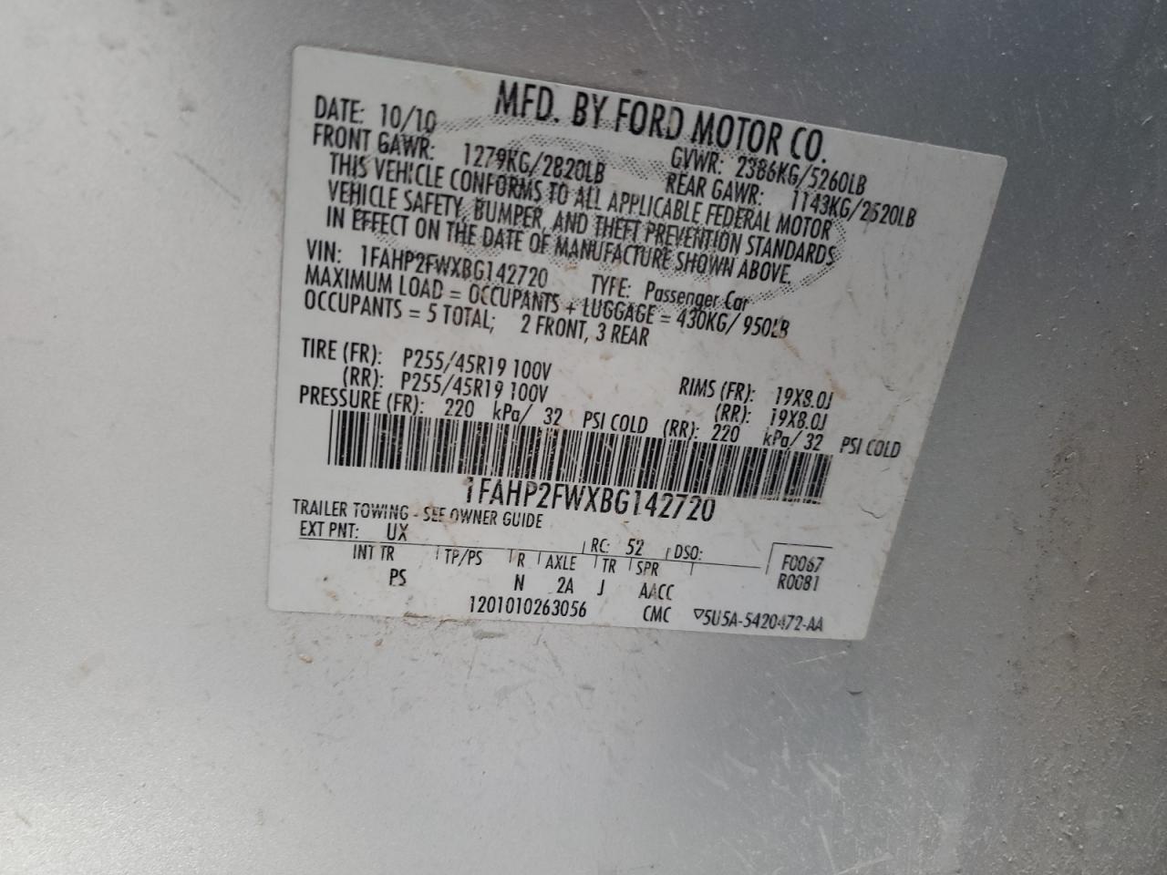 2011 Ford Taurus - Image 12