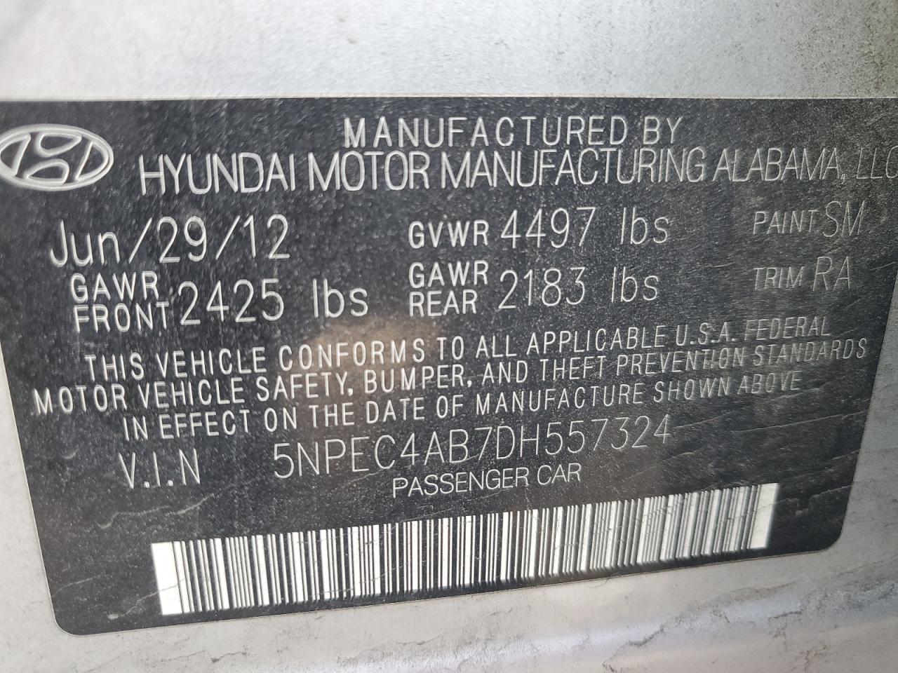 2013 Hyundai Sonata - Image 13