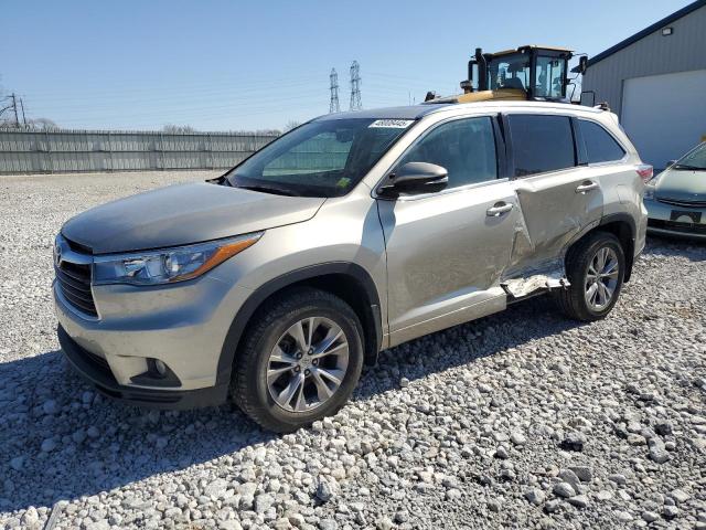  TOYOTA HIGHLANDER 2015 tan