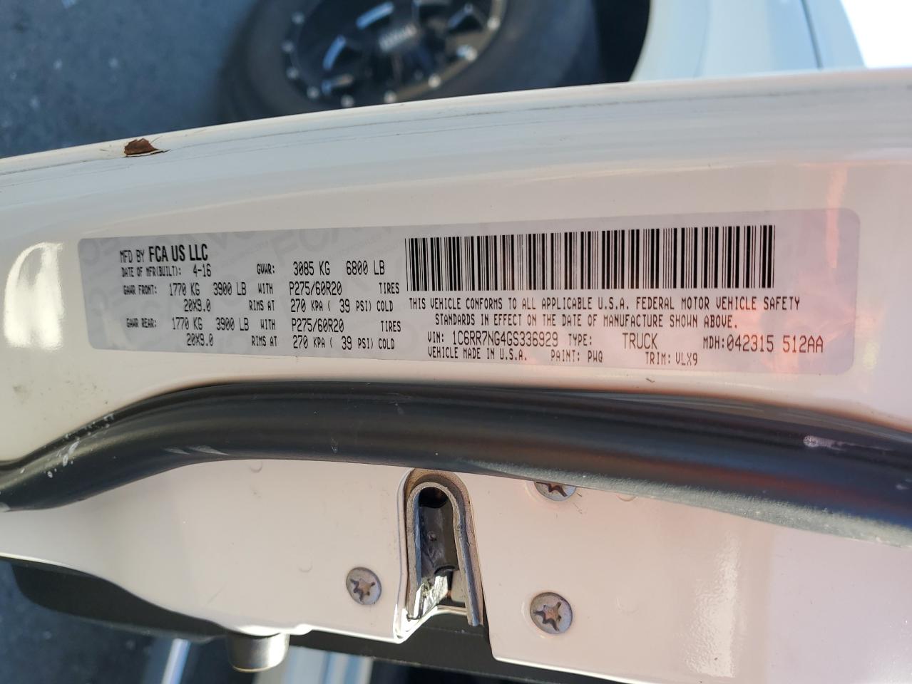 2016 RAM 1500 - Image 12