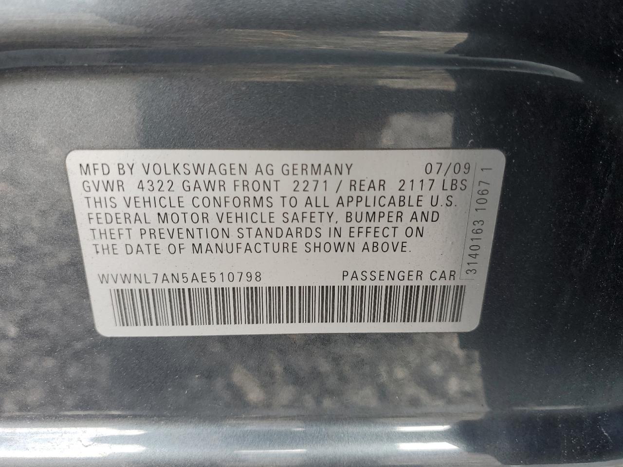 2010 Volkswagen Passat CC - Image 12