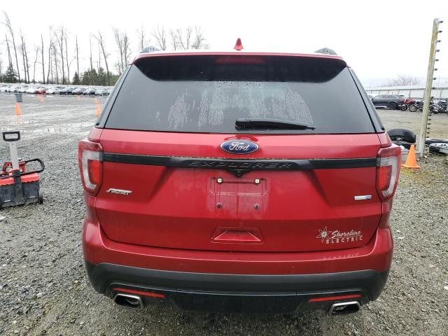  FORD EXPLORER 2017 Czerwony