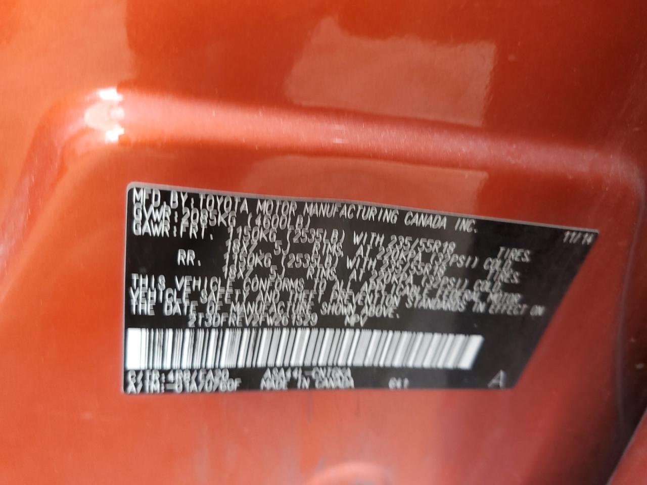 2015 Toyota RAV 4 - Image 13