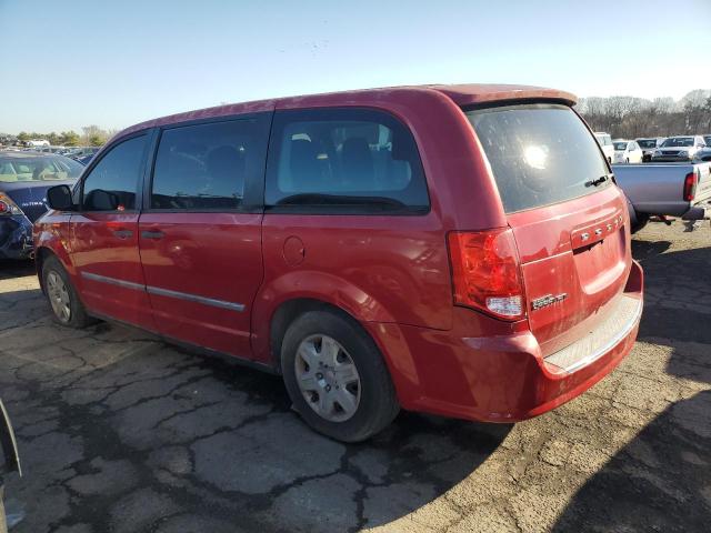 Minivans DODGE CARAVAN 2013 Red