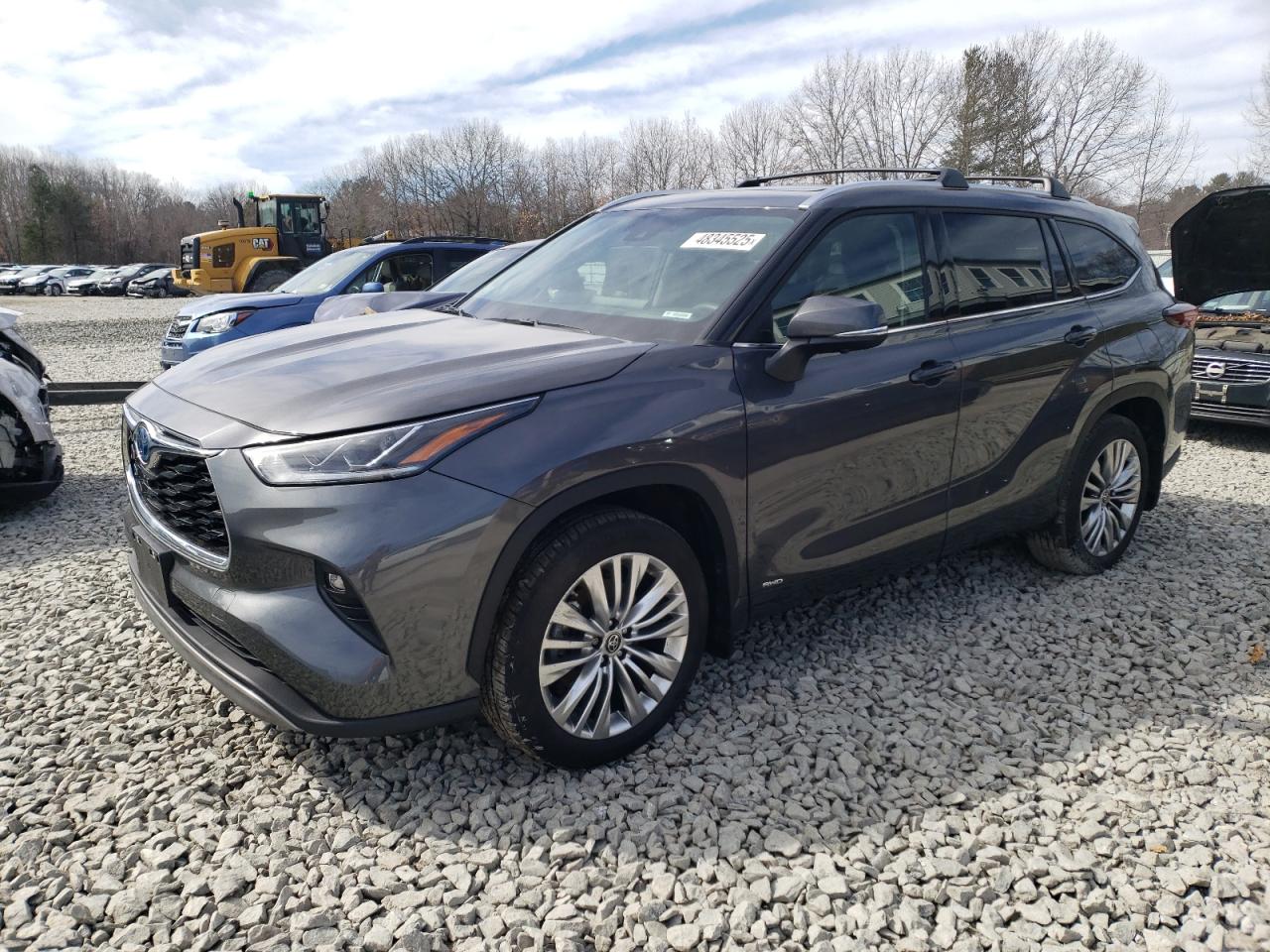 2024 Toyota Highlander Hybrid Limited de vânzare în North Billerica, MA - Side