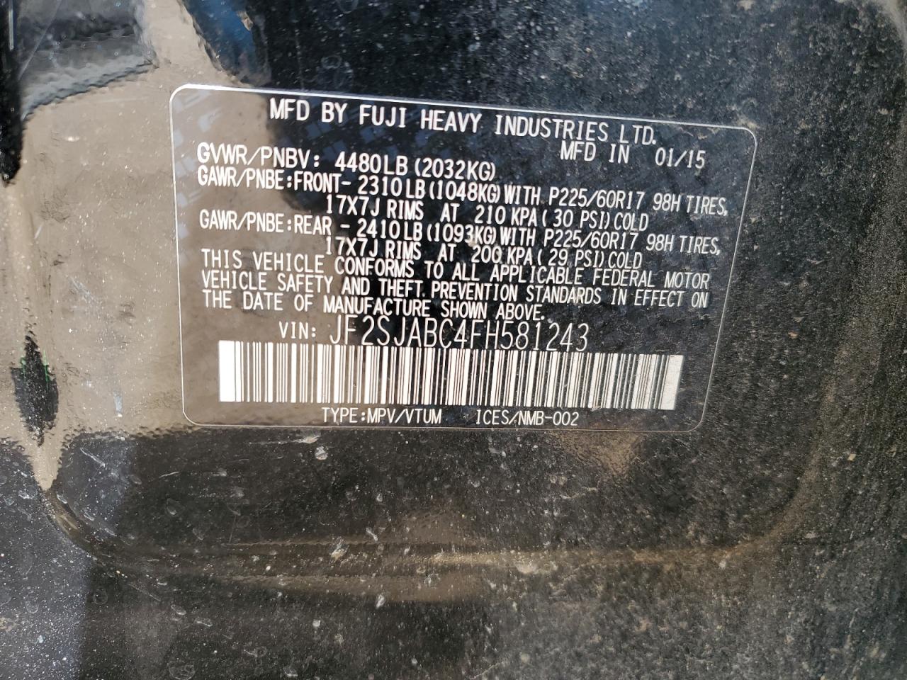 2015 Subaru Forester - Image 13