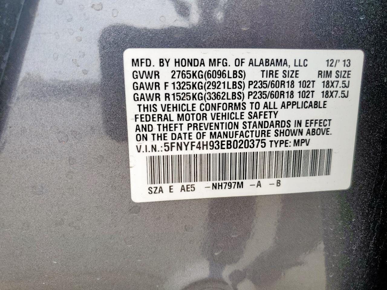 2014 Honda Pilot - Image 14