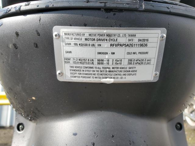 2016 GENUINE SCOOTER CO. BUDDY 50