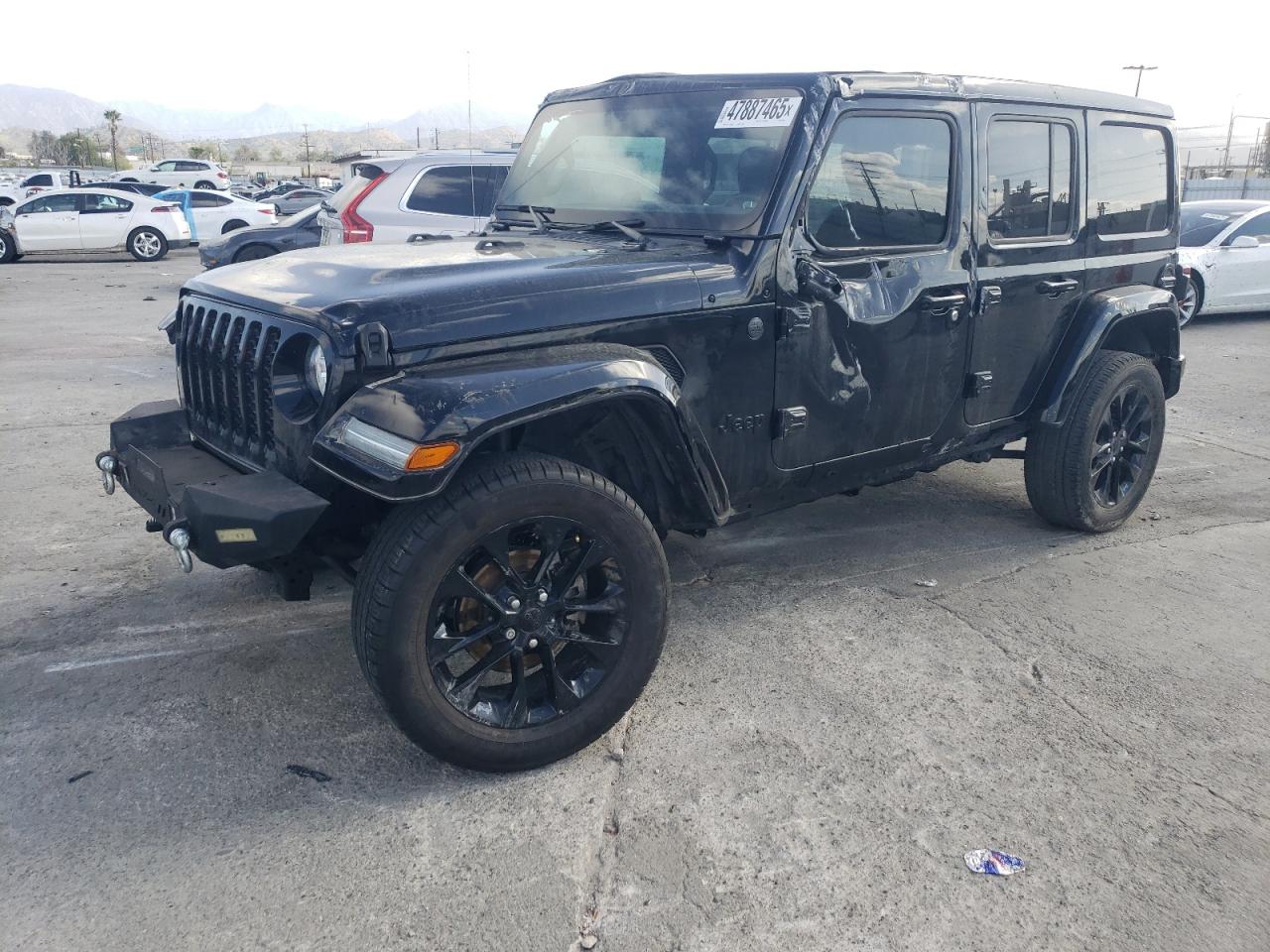 2021 Jeep Wrangler Unlimited Sahara for Sale in Sun Valley, CA - Burn - Engine