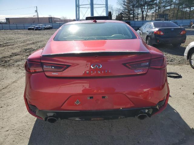 INFINITI Q60 2017 Czerwony