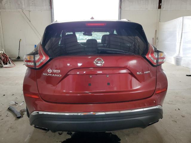  NISSAN MURANO 2015 Czerwony