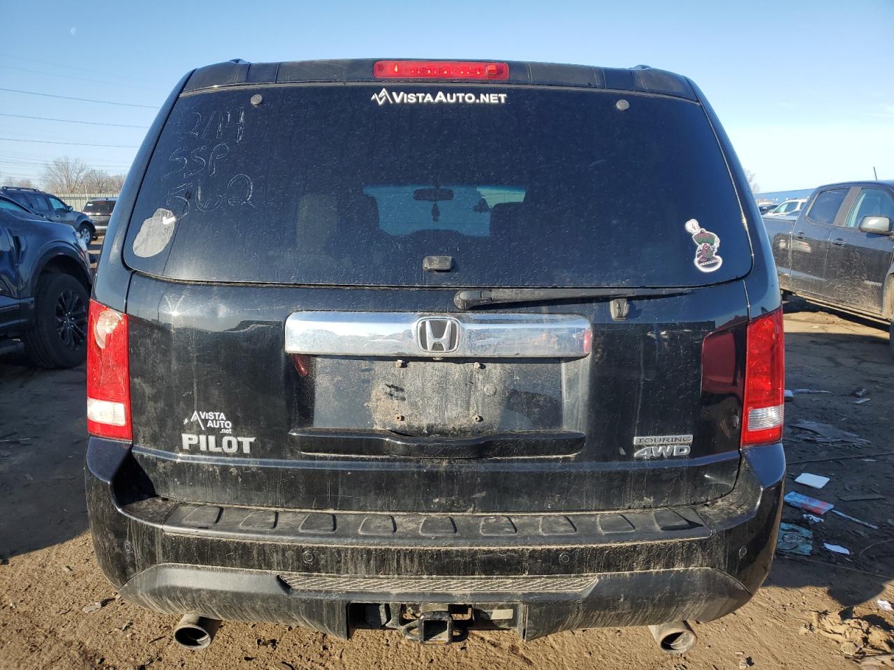 2014 Honda Pilot Touring VIN: 5FNYF4H94EB023088 Lot: 59711085