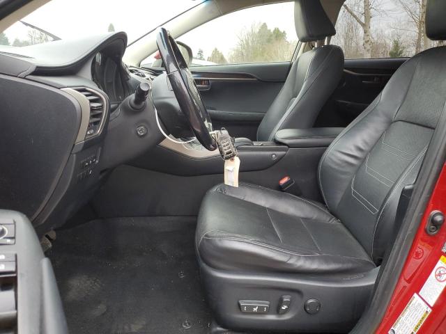  LEXUS NX 2016 Czerwony