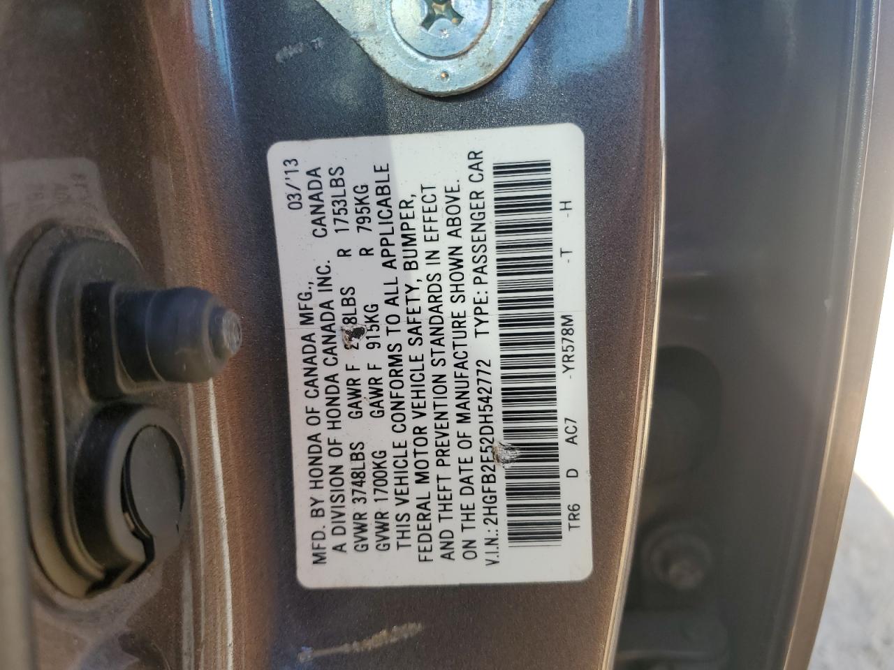 2013 Honda Civic - Image 13