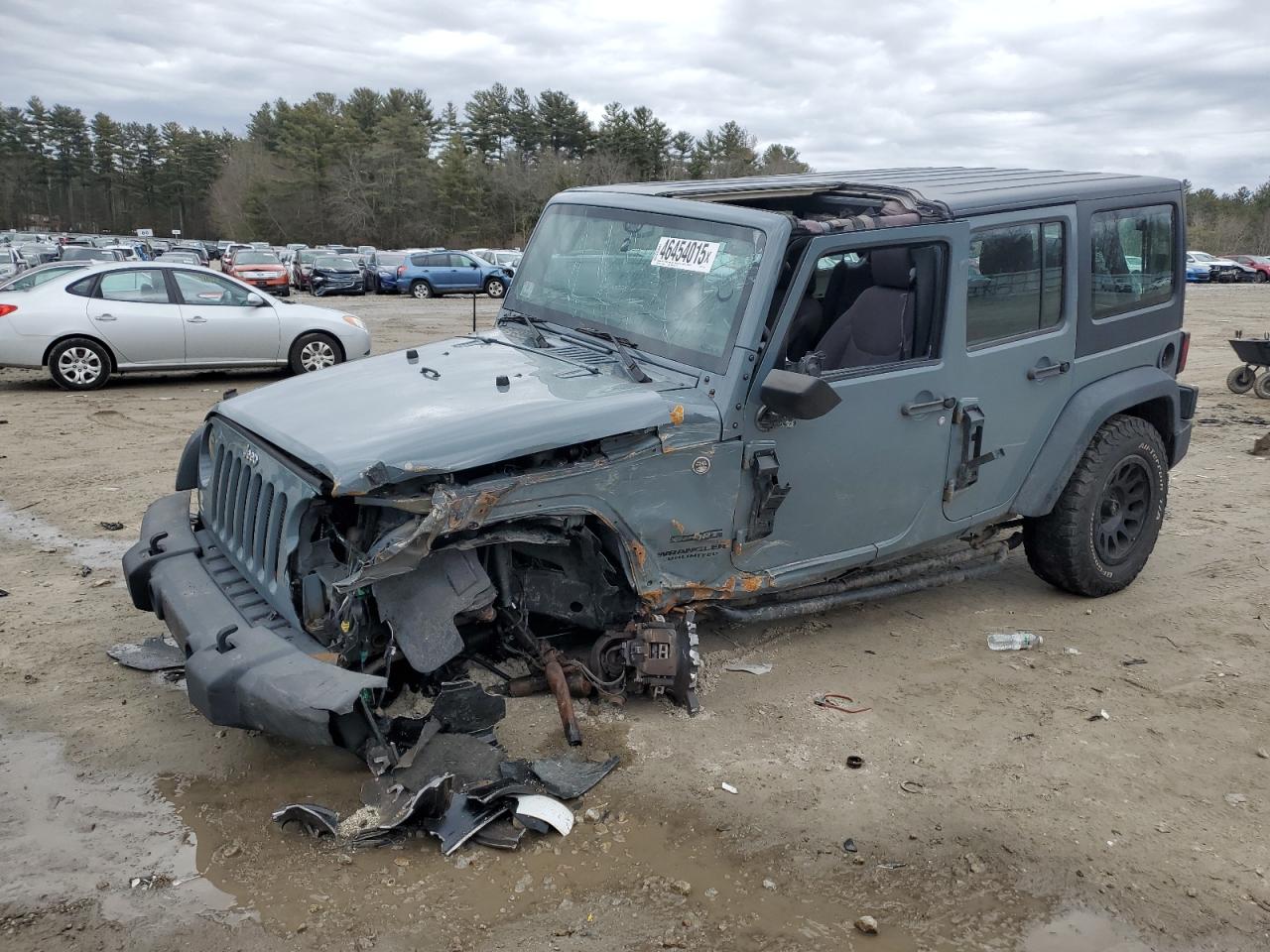 2015 Jeep Wrangler Unlimited Sport de vânzare în Mendon, MA - Front End