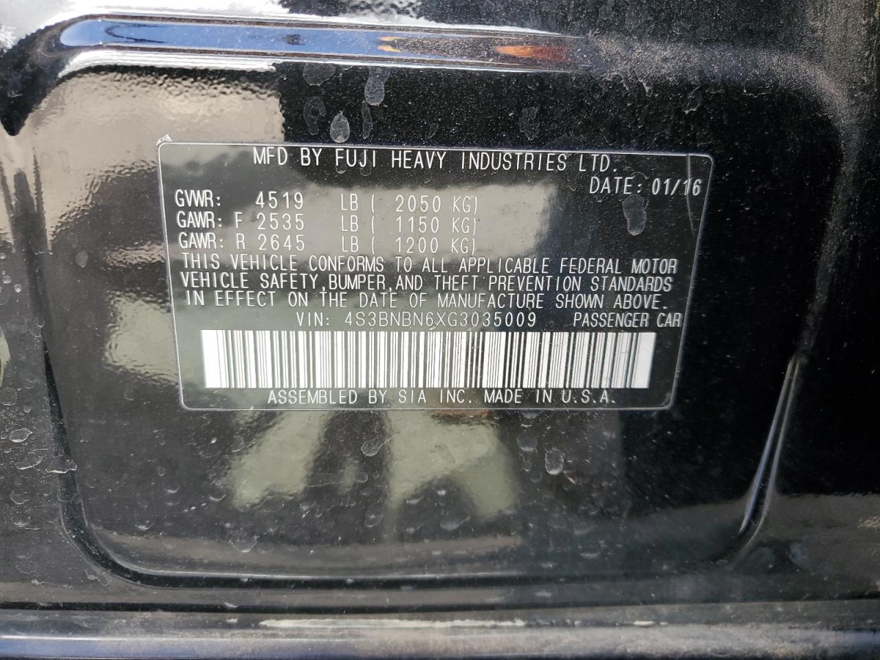 2016 Subaru Legacy - Image 14