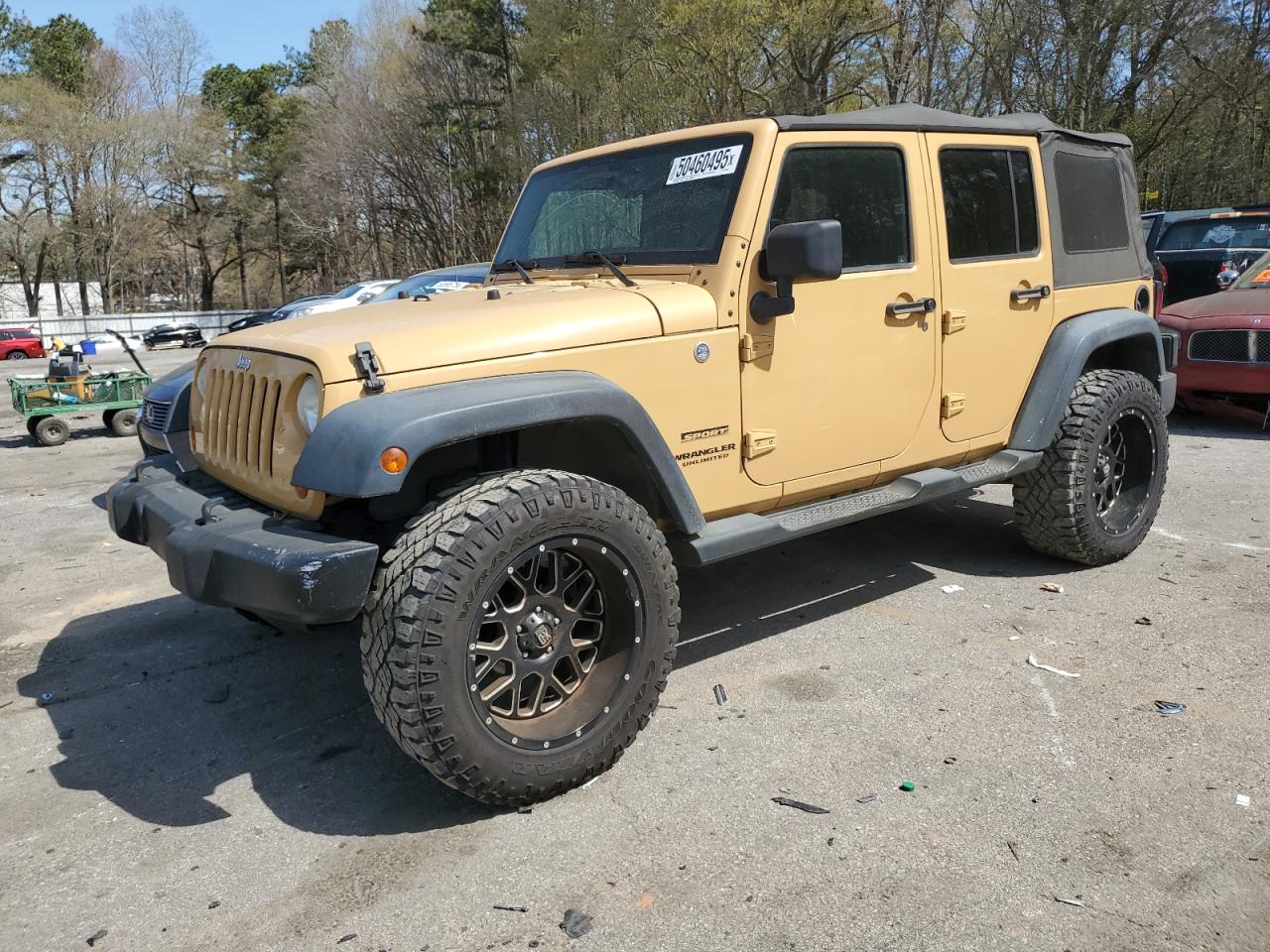 2013 Jeep Wrangler Unlimited Sport zu verkaufen in Austell, GA - Water/Flood
