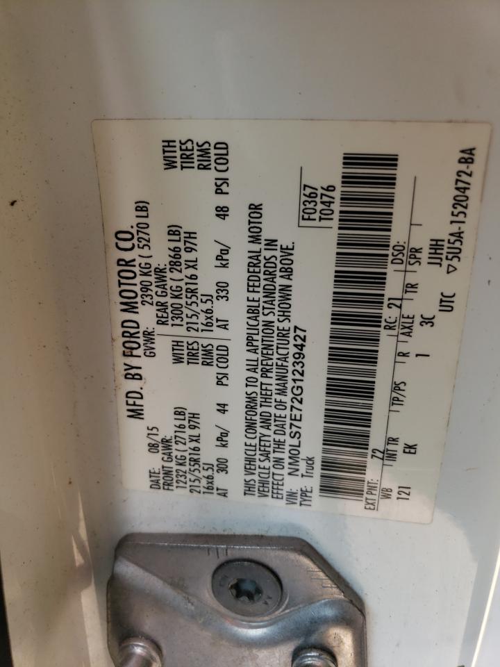 NM0LS7E72G1239427 FORD TRANSIT 2016